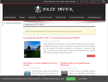 Tablet Screenshot of jollydiver.com